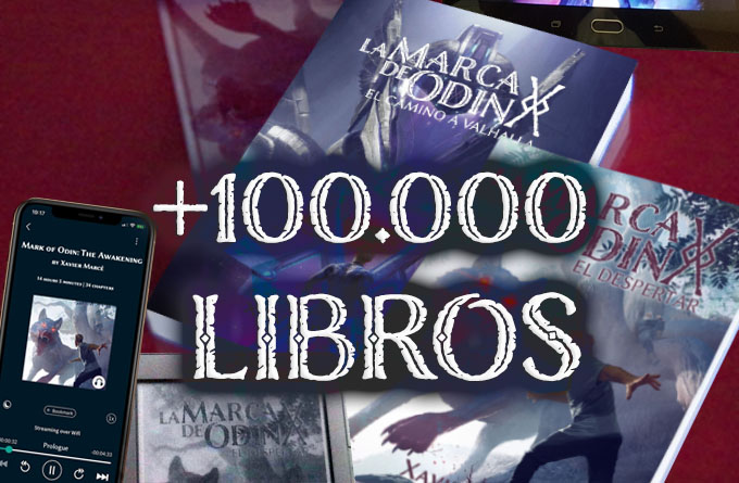 MARK OF ODIN SAGA BREAKS THE 100,000 BOOKS WORLDWIDE MILESTONE