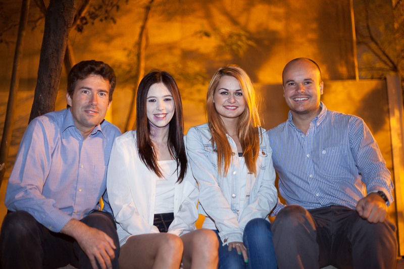 Rafael Arbide, Vanessa Quiroga, Karolina Matuszewska y Xavier Marcé