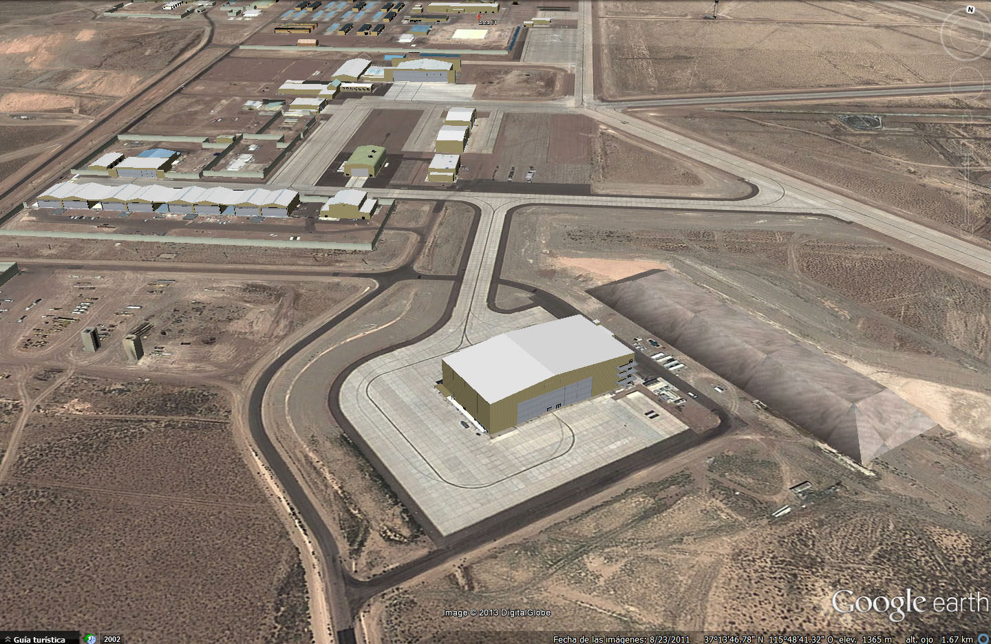 El Area 51 en Google Earth