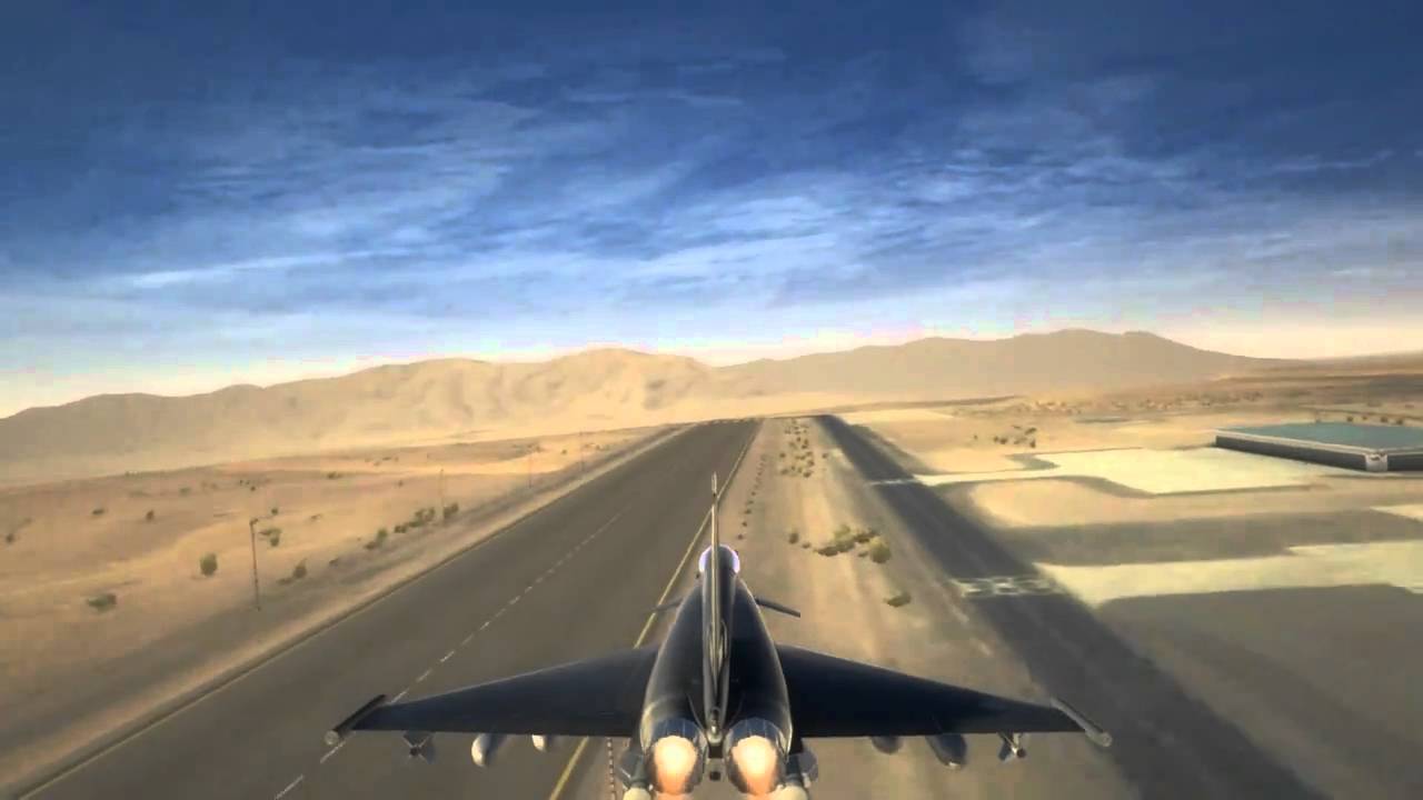 Imagen de un Eurofighter Typhoon en el juego Tom Clancy Hawx
