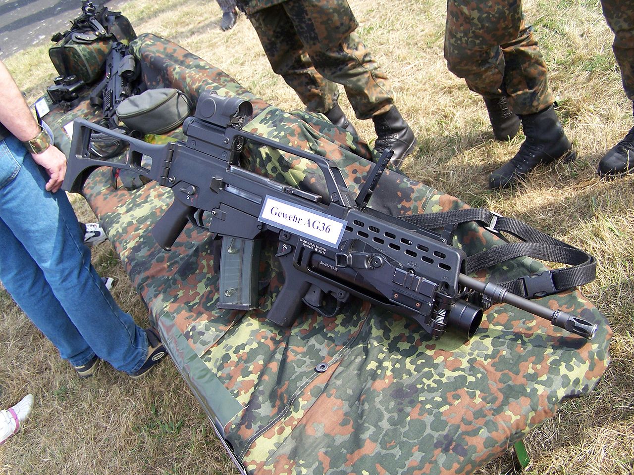 Rifle G36 con lanzagranadas AG36