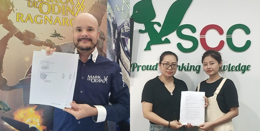 Xavier Marcé firma con la agencia literaria Squirrel Communication y Culture en Vietnam