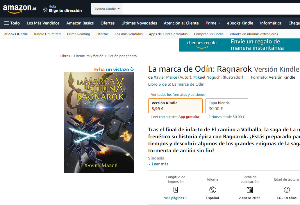 La Marca de Odín: Ragnarok ya disponible en plataformas digitales externas