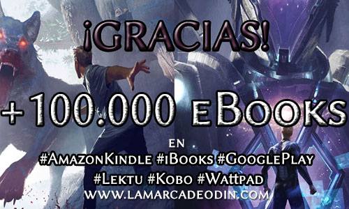 La saga de La Marca de Odín supera los 100.000 eBooks en plataformas digitales