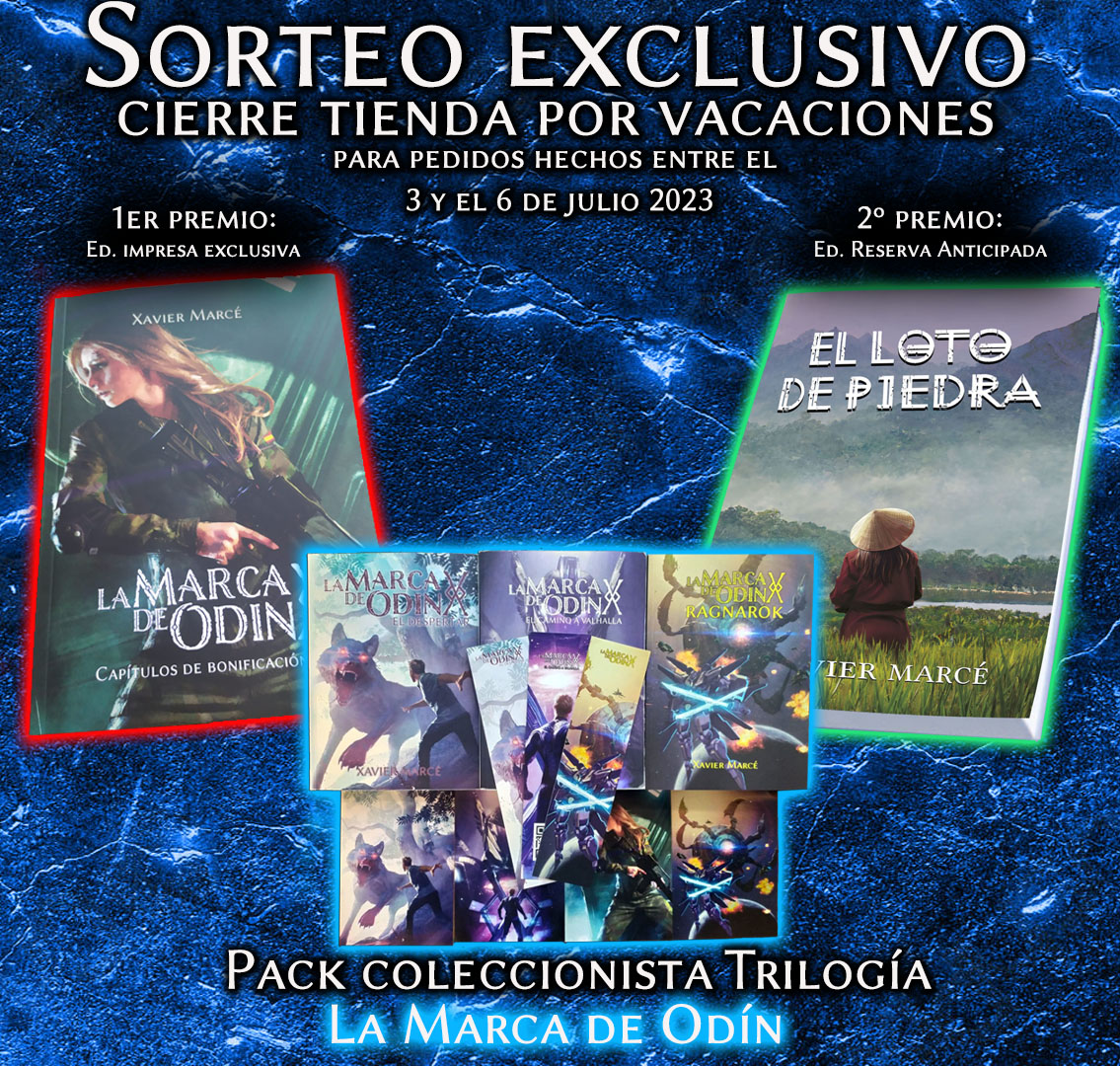 Sorteamos premios entre los pedidos de pack coleccionista trilogía de La marca de Odín