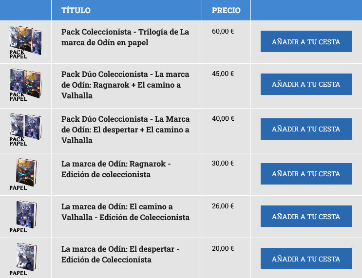 Ya disponible la edición digital de La Marca de Odín: Ragnarok y reabrimos la tienda online con nuevas tarifas