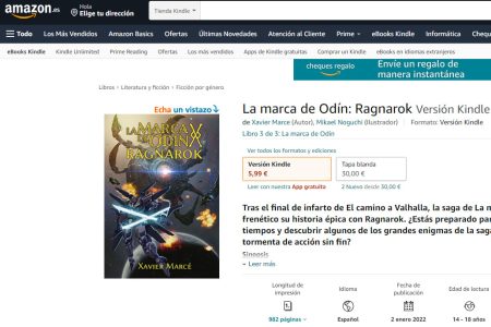 LMDO Ragnarok en Amazon Kindle