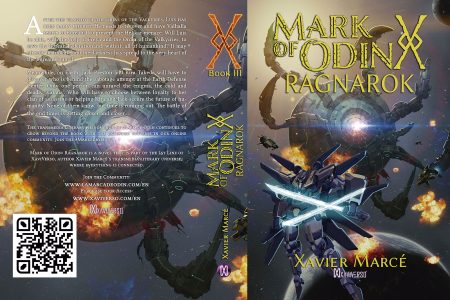 Mark of Odin: Ragnarok paperback cover design.