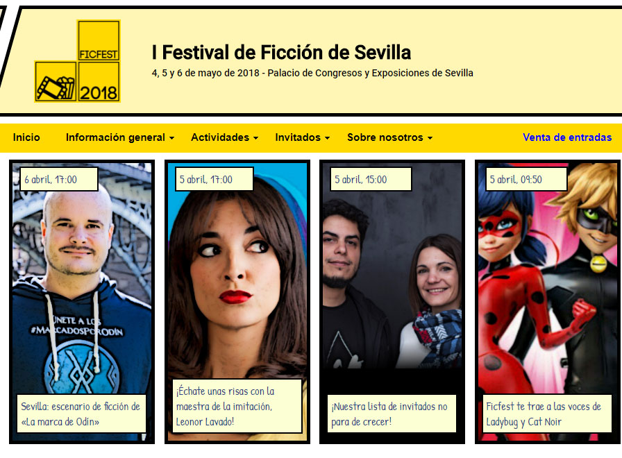 XAVIER MARCÉ WILL BE GUEST IN I FICTION FESTIVAL OF SEVILLE