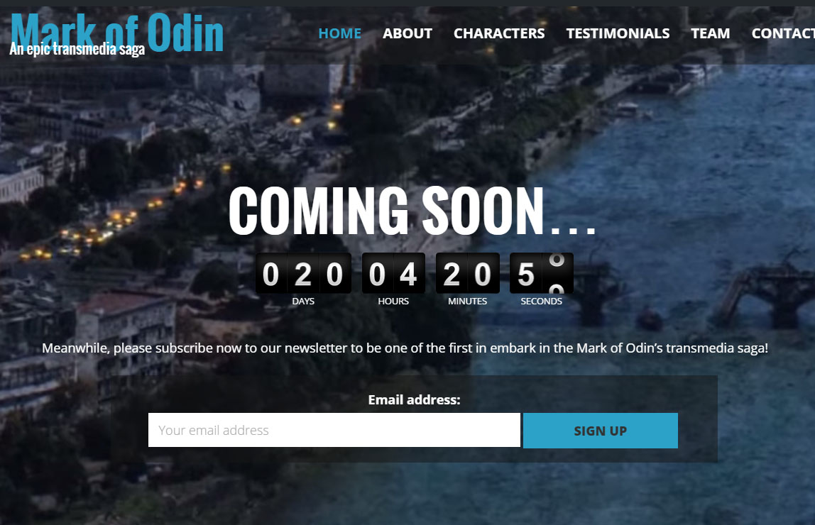 Aparece una misteriosa cuenta atrás en la web Mark of Odin
